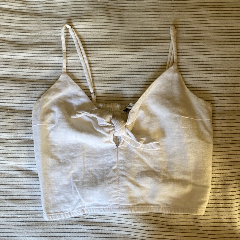 White tank top.